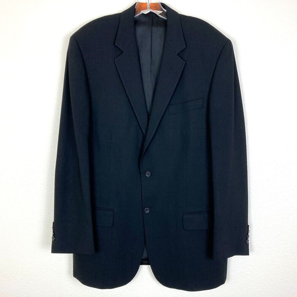 Pronto Uomo Comfort Stretch Sports Blazer Black 42 TALL Made In Canada